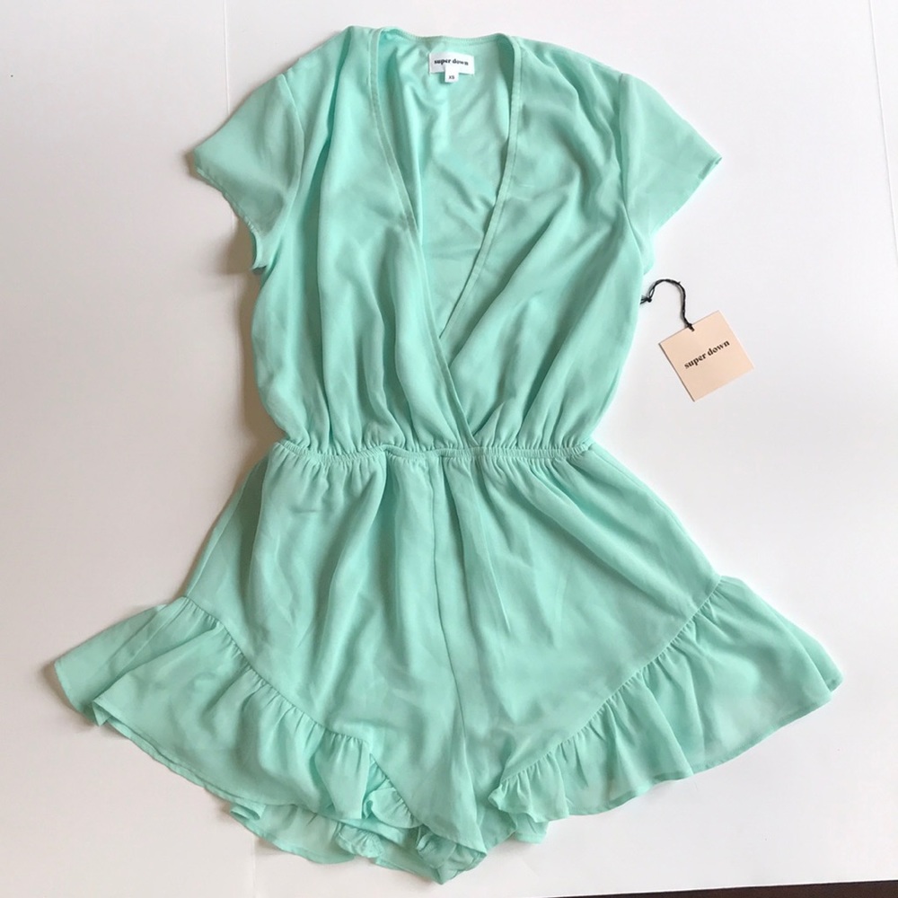 Superdown Mint Romper